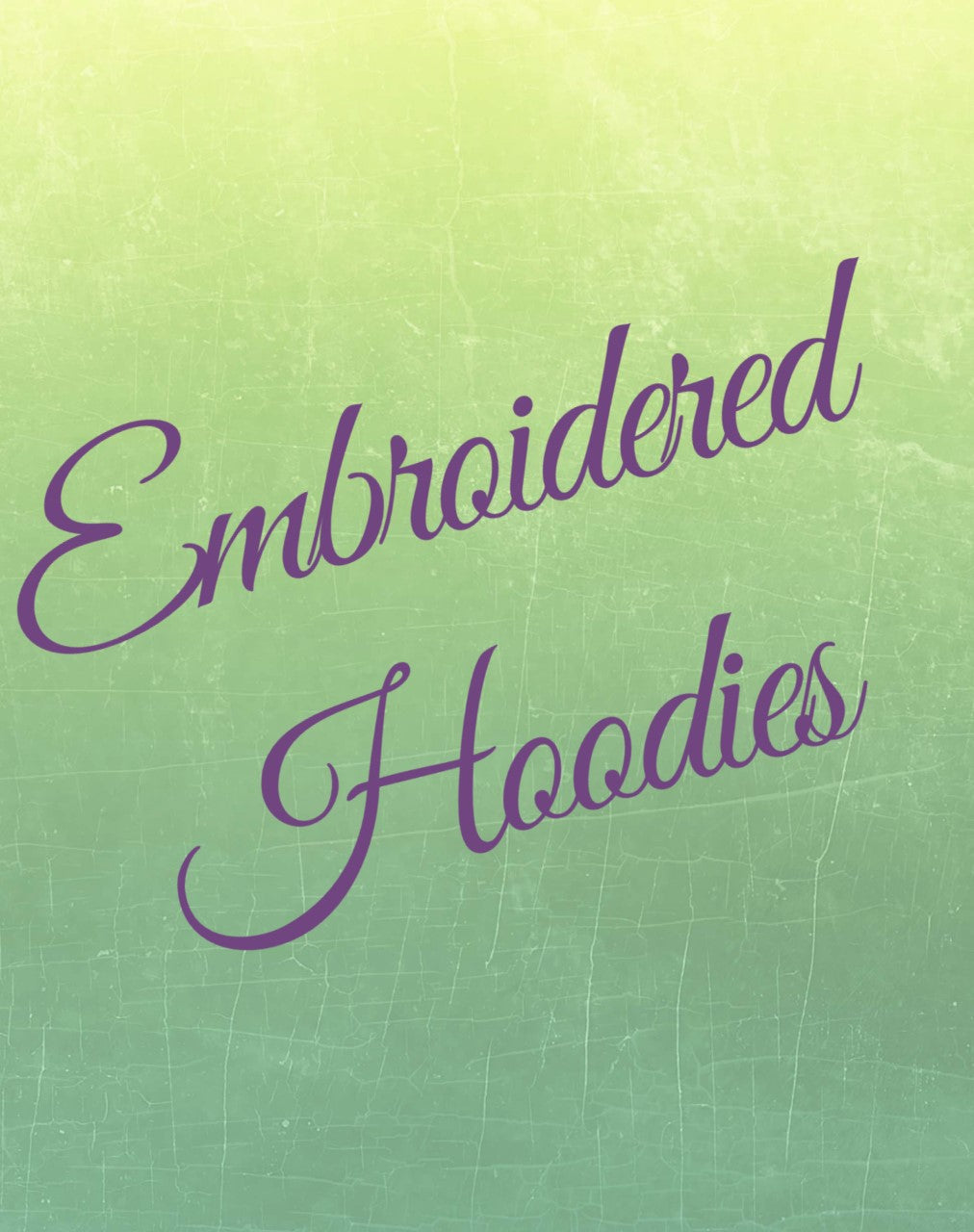 Embroidered Hoodies