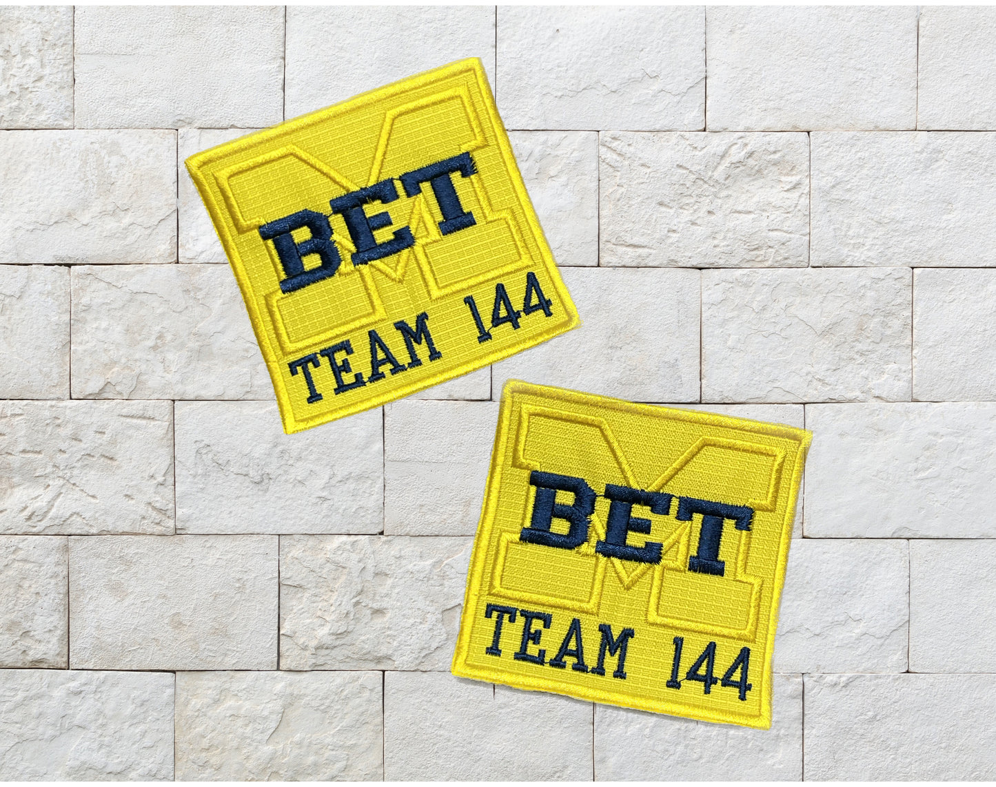 BET Team 144 Michigan Embroidered Patch