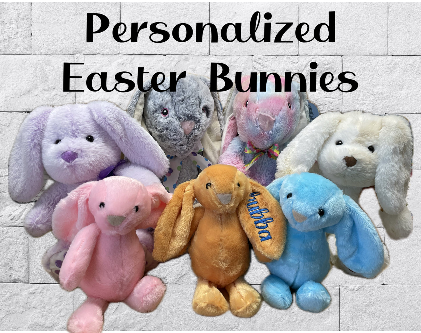 Personalized Ultra Soft Plush Bunny Rabbit