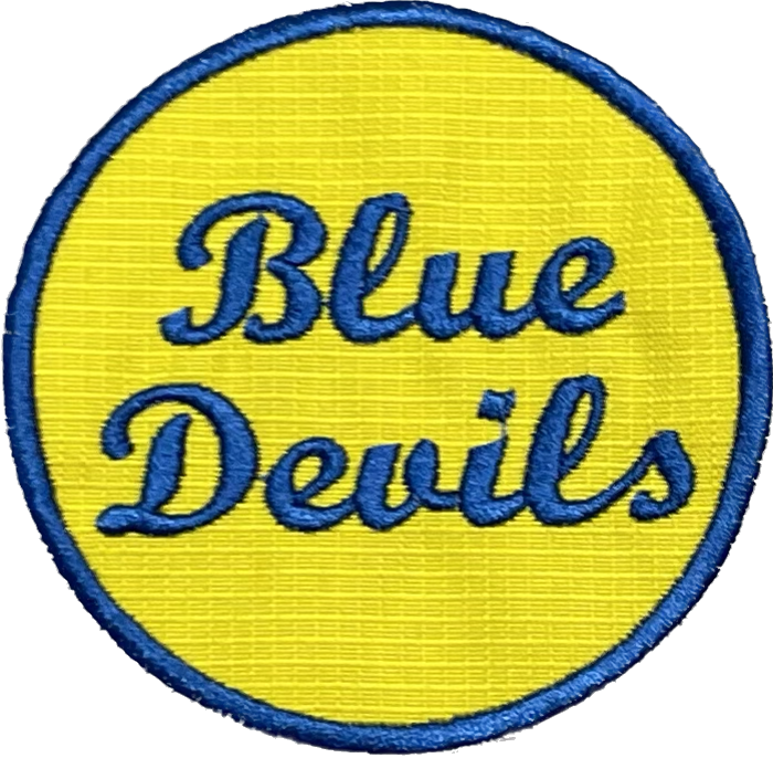 Lawton Blue Devils Embroidered Patch- Iron On