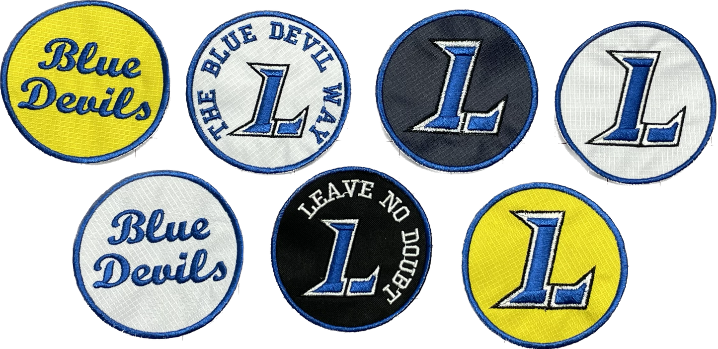 Lawton Blue Devils Embroidered Patch- Iron On