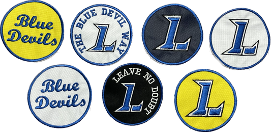 Lawton Blue Devils Embroidered Patch- Iron On