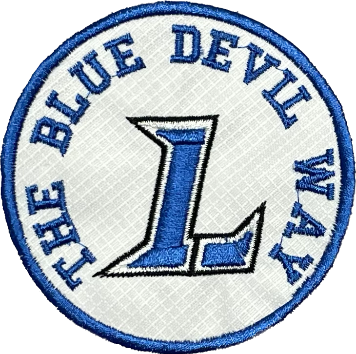 Lawton Blue Devils Embroidered Patch- Iron On