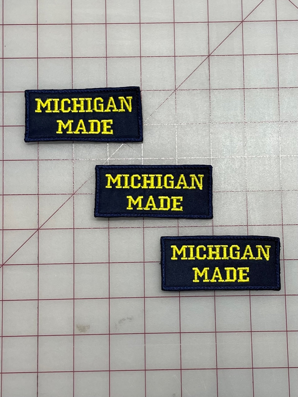 Michigan Wolverine Culture Custom Embroidered Patch Set- Choose Sew or Iron On