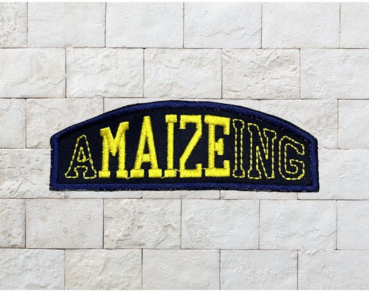 Amaizing Custom Embroidered Patch- Choose Sew or Iron On