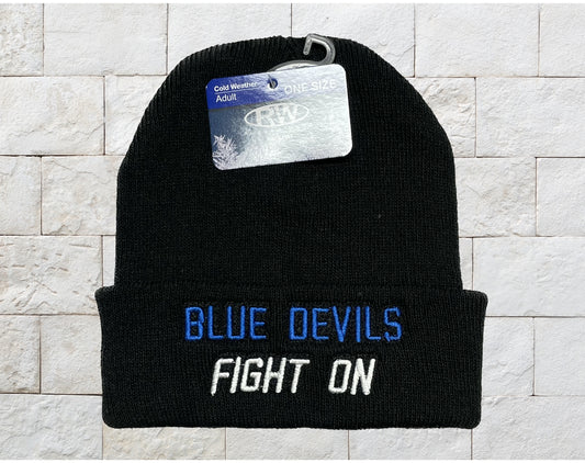 Blue Devils Fight On Lawton L Winter Hat