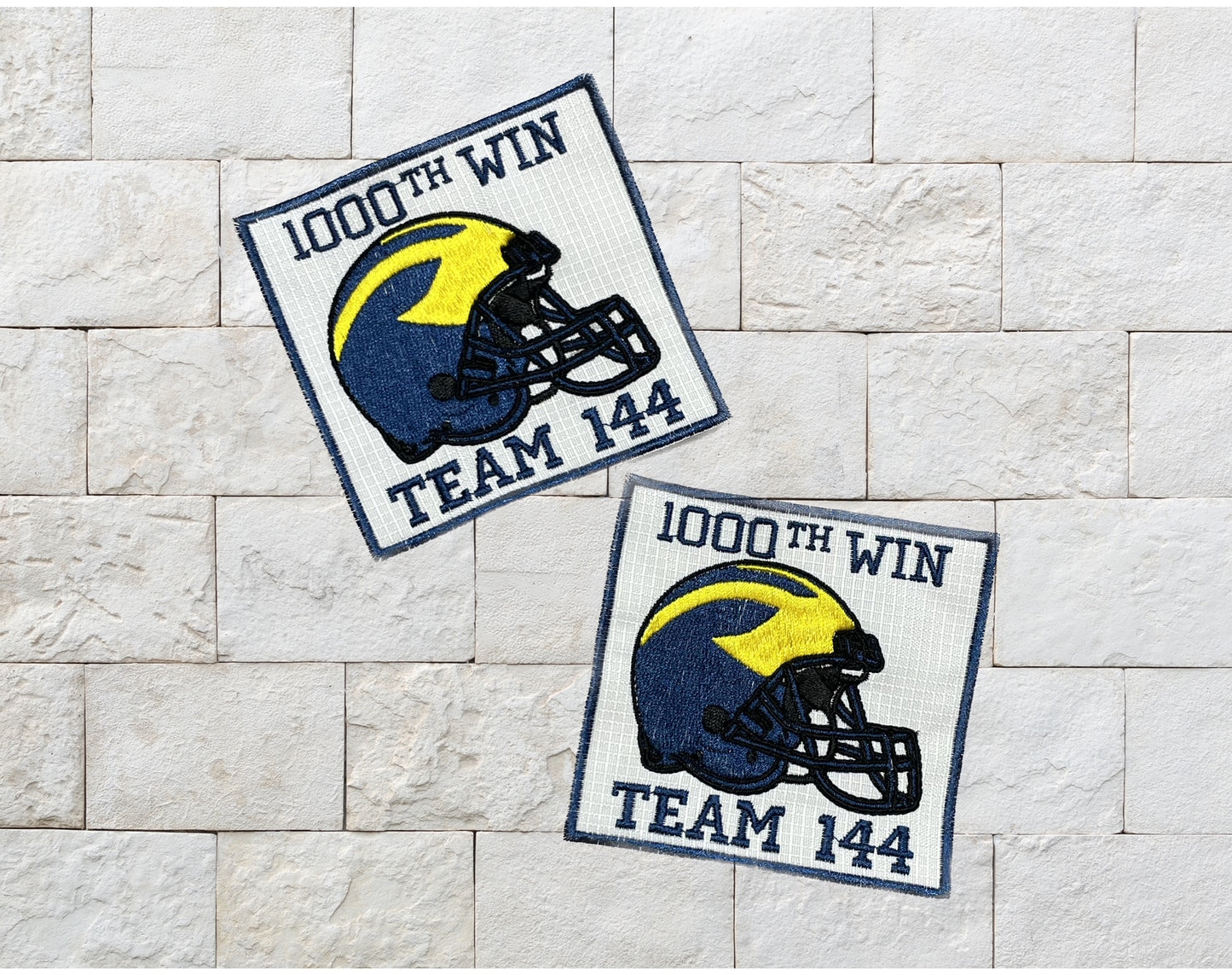 Michigan Football 1000th WIN Embroidered Patch