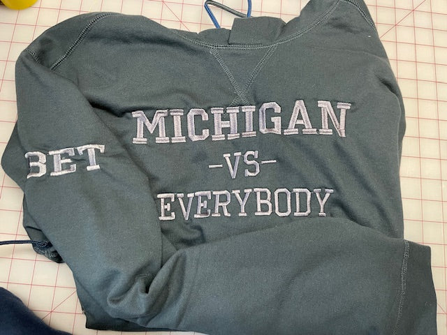 Michigan vs Everybody 1000th Win Gear Hoodies and Hats