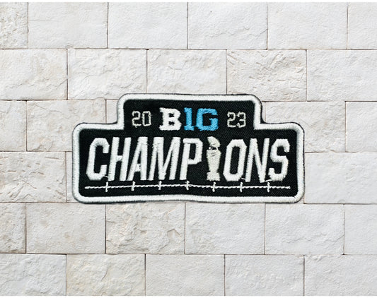 Big 10 2023 Championship Patch- Sew or Iron On