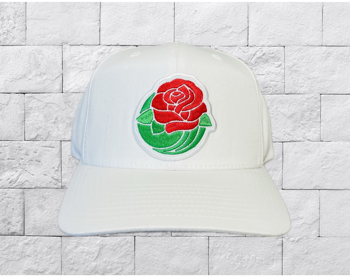 Rose Bowl Replica Player Issue Yupoong Classics Retro White Baseball Cap