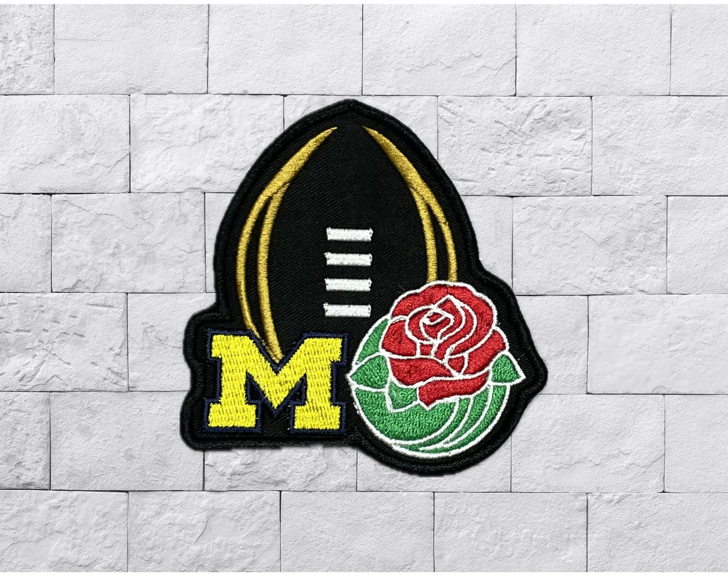 2024  Rose Bowl/College Football Playoff Custom Patches