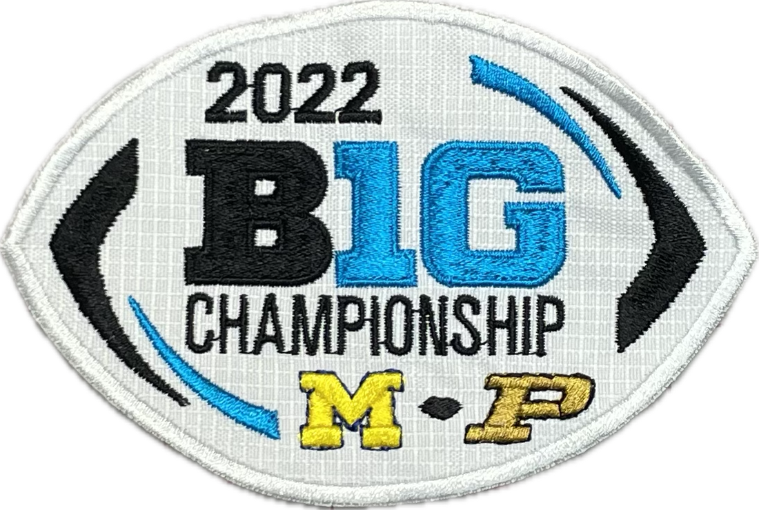 Michigan Big 10 Championship Patches- Sew or Iron On