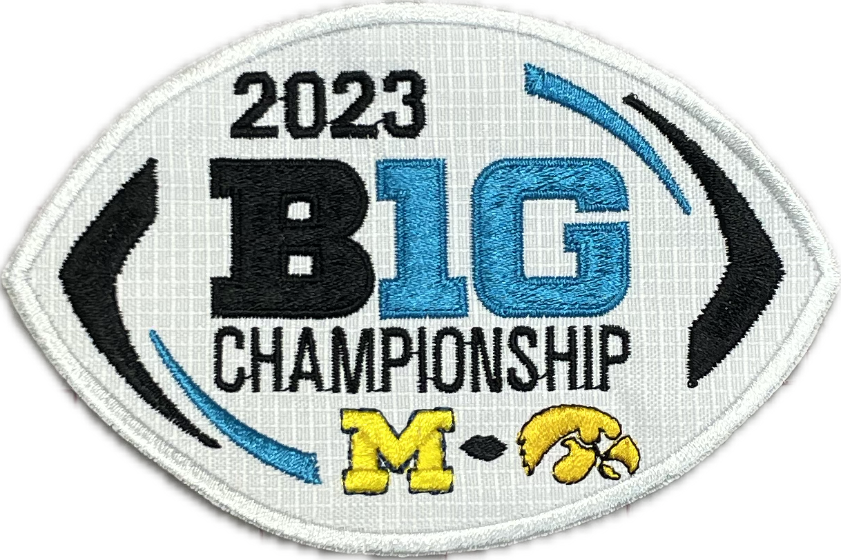 Michigan Big 10 Championship Patches- Sew or Iron On