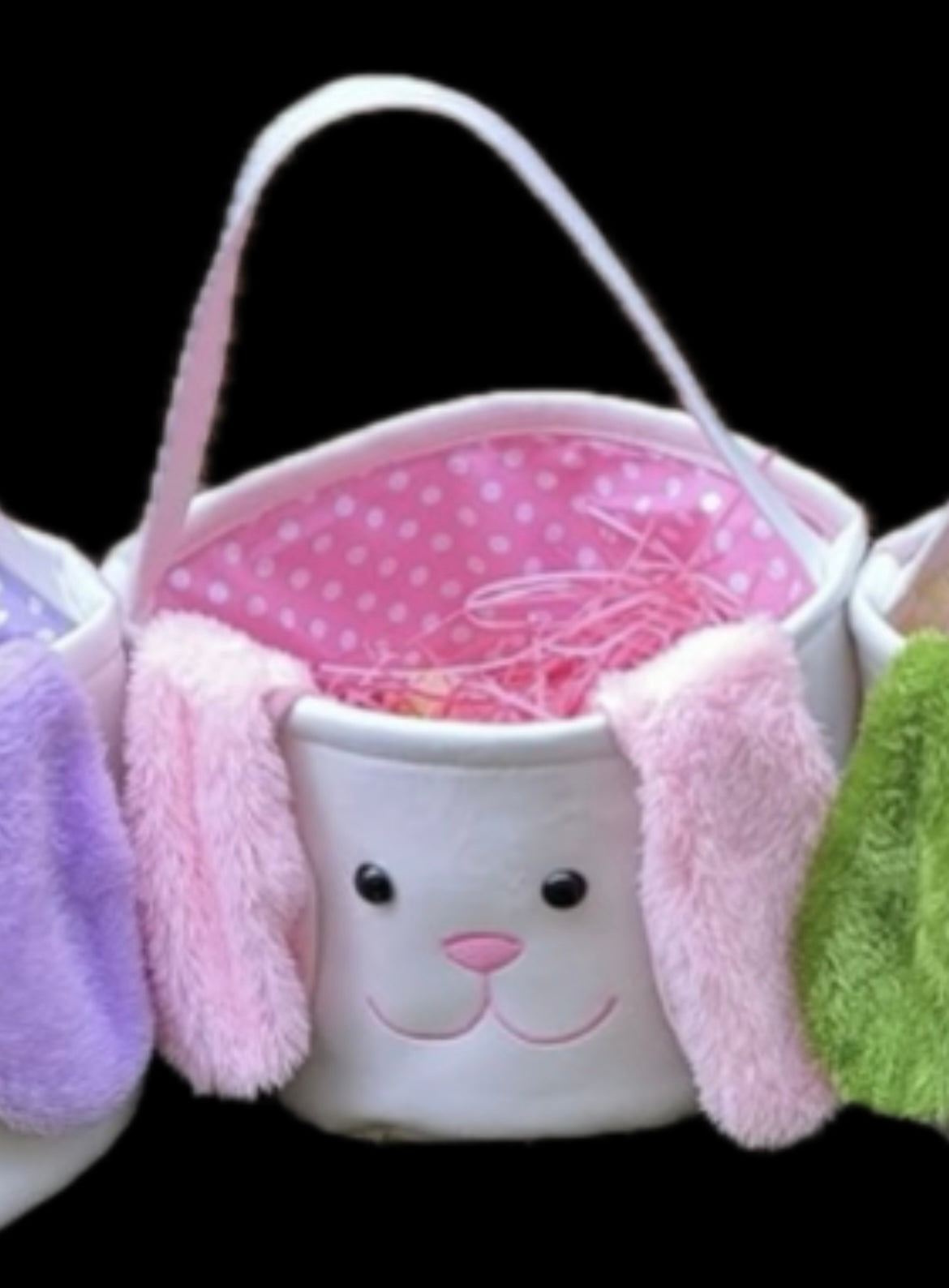 Personalized Furry Bunny Easter Basket