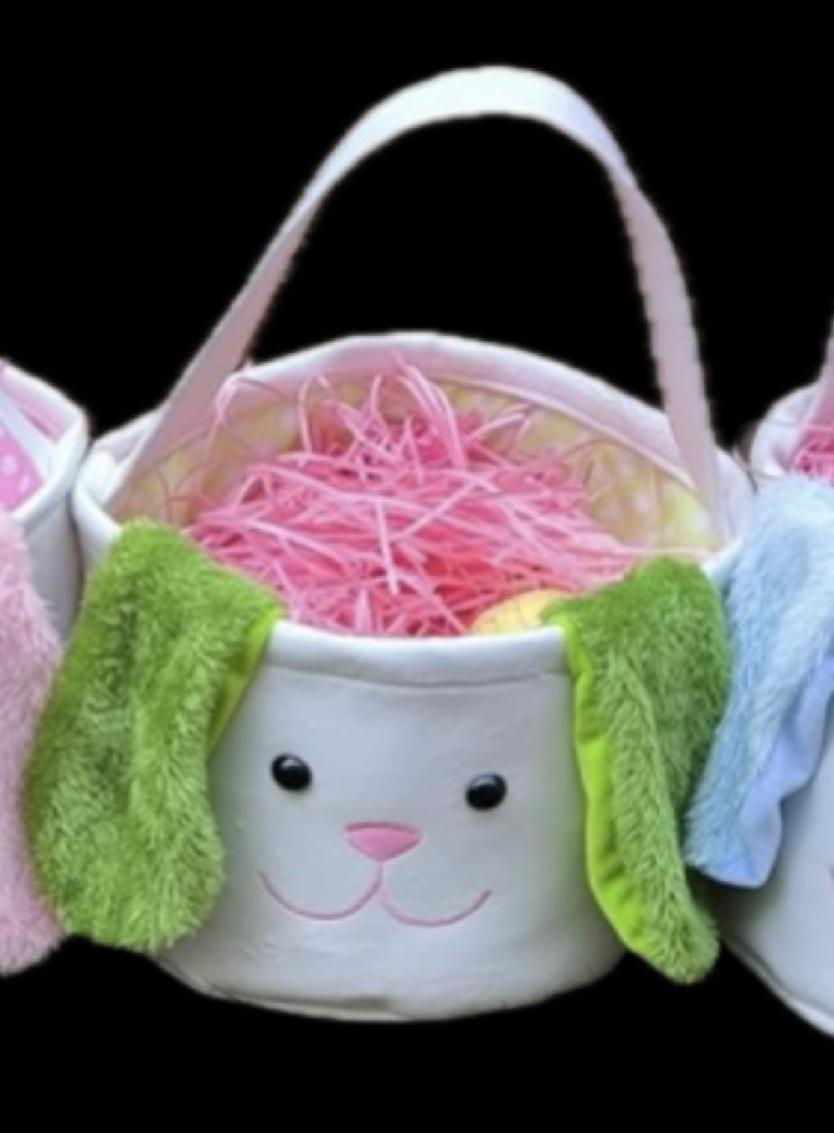 Personalized Furry Bunny Easter Basket