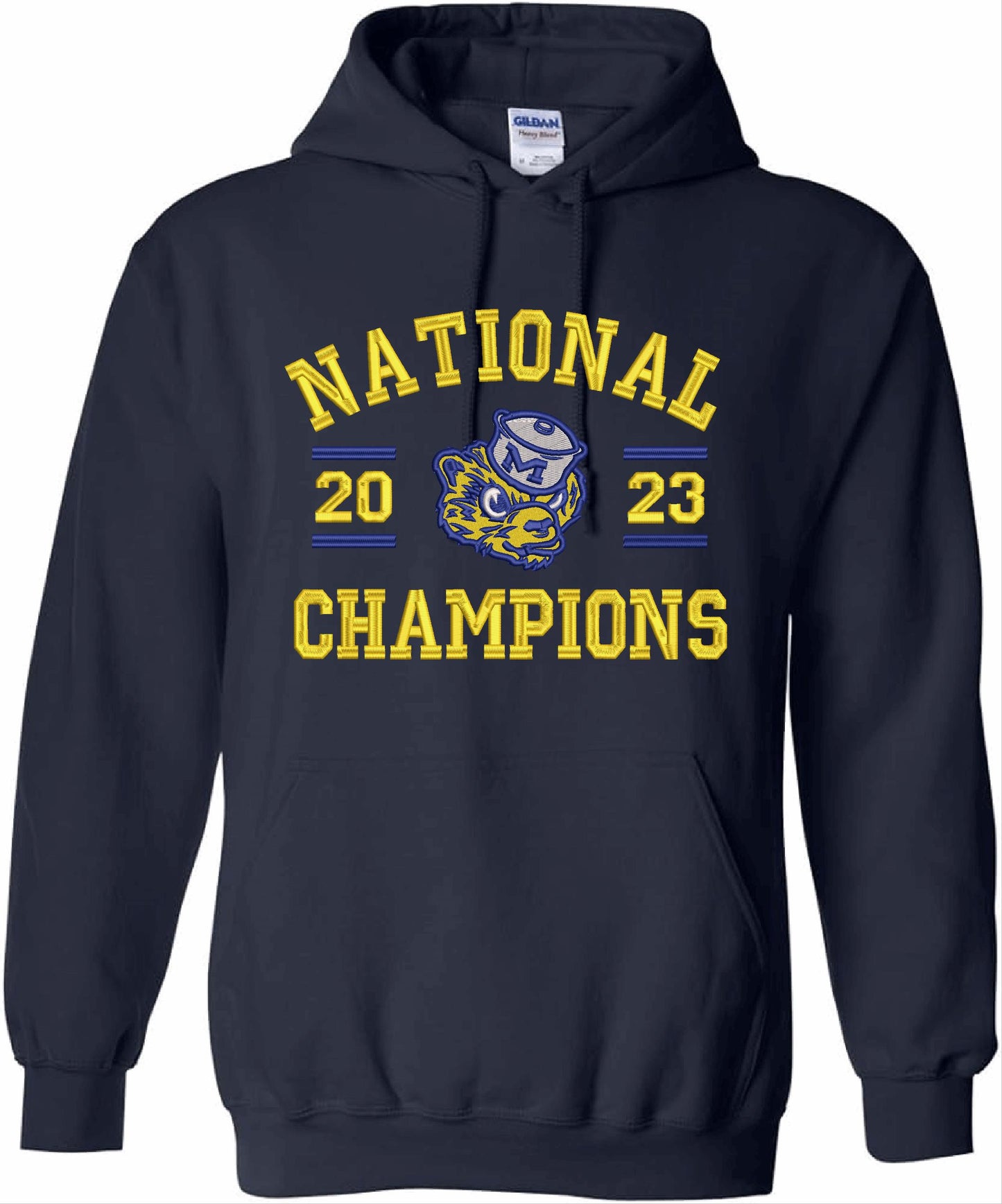 Classic Wolverine Michigan National Champions Adult Hoodie