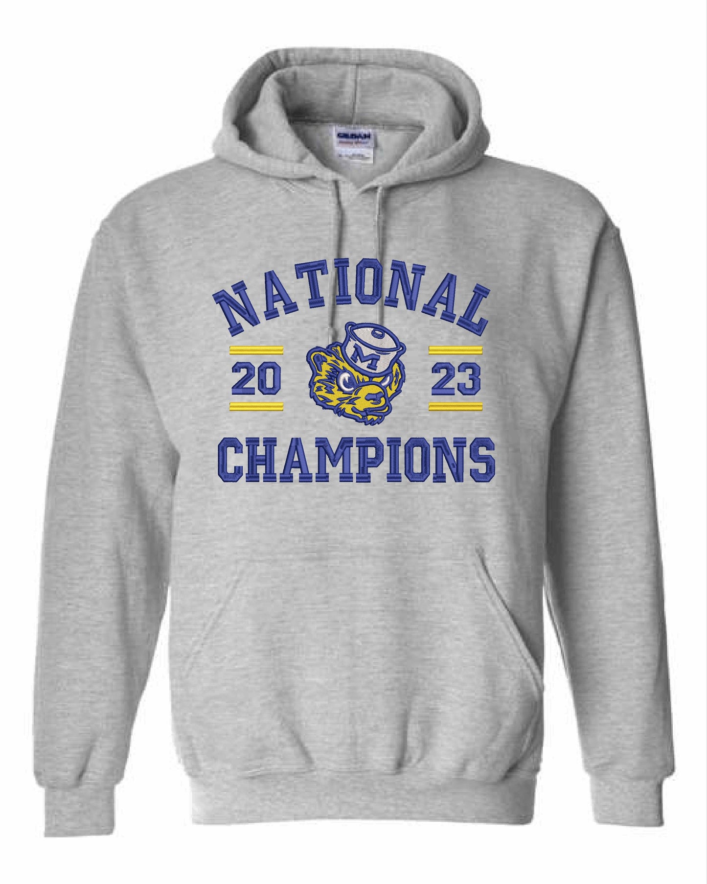 Classic Wolverine Michigan National Champions Adult Hoodie