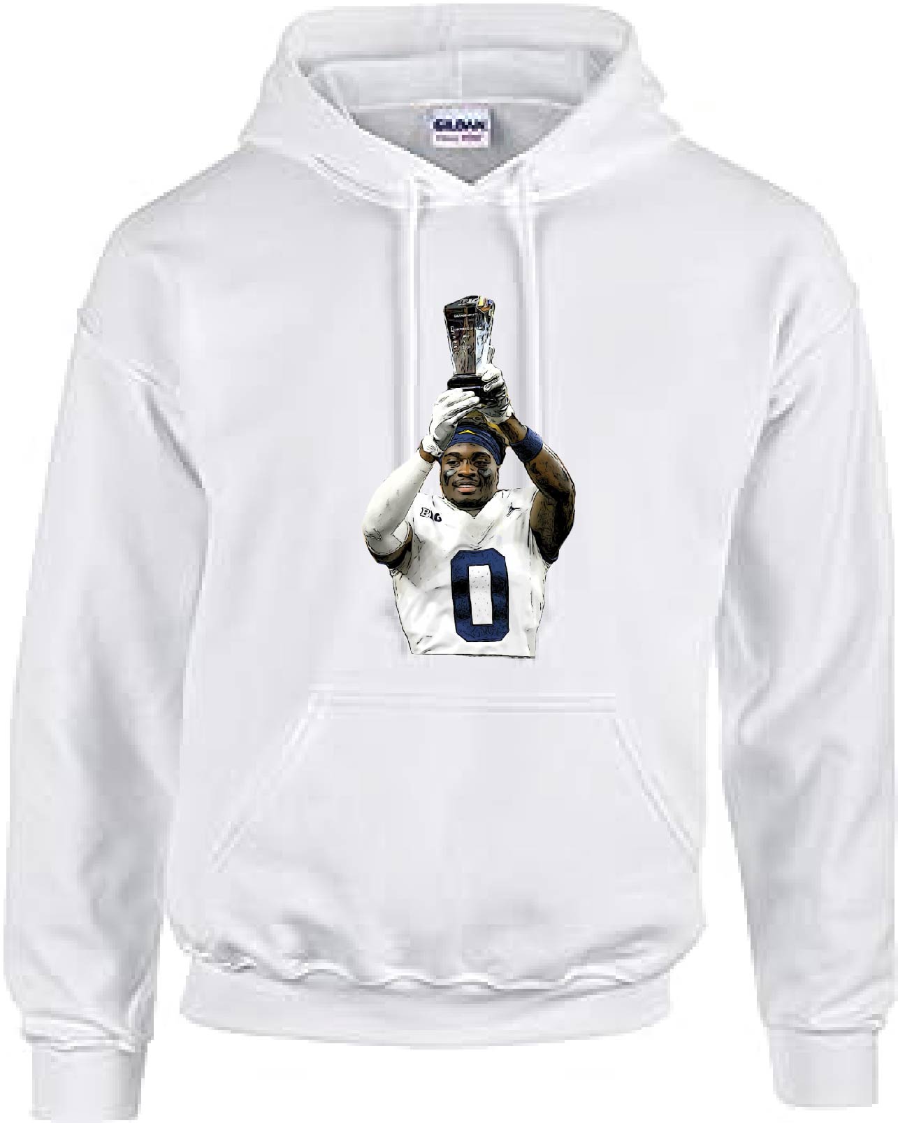 Mike Sainristil BIG Championship MVP Hoodie