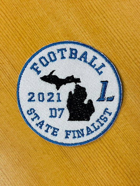 Lawton 2021 Football State Patch